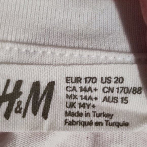 H&M Playstation Official Licensed T-shirt white Youth size us 20 - Picture 3 of 4